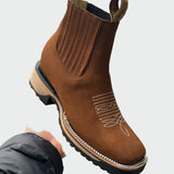 Ankica - Skórzane kowbojskie buty